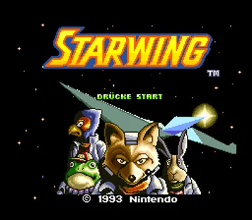 Starwing (Europe) (Rev 1) screen shot title